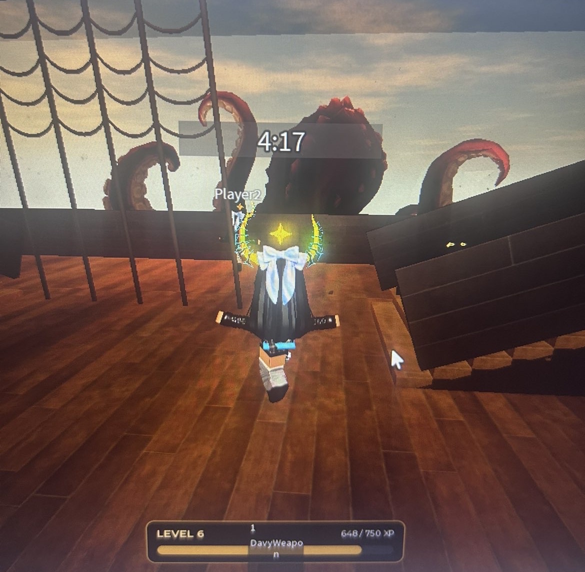 Kraken attacking during a Murder Mutiny round