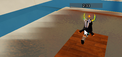 Player near the edge of the ship